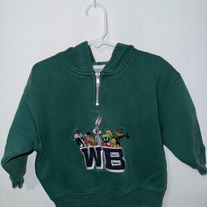 Warner Bros Kids Green Hoodie